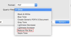 PDF-Datei verkleinern mit Reduce File Size