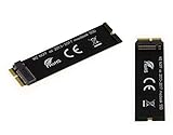 KALEA-INFORMATIQUE M2-zu-MAC-Adapter 2013 2014 2015 2016 2017 2018 2019 2020 mit SSD in 12+16...