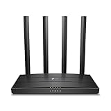 TP-Link Archer C80 Dualband WLAN Router (600 Mbit/s 2,4GHz, 1300Mbit/s 5GHz), 4 Gigabit LAN Ports,...