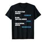 Lustige IP-Adresse, niedlicher Programmierer, Netzwerker, Cybersecurity T-Shirt