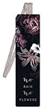 moses. libri_x Lesezeichen mit Band Flowers I Bookmark I Seitenmarker I Buchmarkierung I...