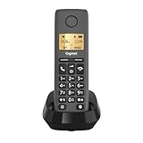 Gigaset PURE 120 - Schnurloses Telefon mit Anrufschutz und ECO DECT - beleuchtetes Display -...