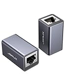 JSAUX RJ45 LAN Kupplung Ethernet Kabel Verbinder [2 Pack] Ethernet Koppler LAN Adapter für LAN...