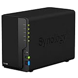 Synology DS220+ 2 Bay Desktop NAS - Netzwerkspeicher Gehäuse, Intel (2GB RAM) Windows, Cranberry