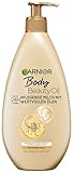 Garnier nährende Öl Milch/Körper Öl mit 4 wertvollen Ölen: Argan, Macadamia, Mandel, Rose, für...