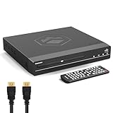 HDMI DVD Player für TV | Kompakt DVD Spieler mit USB, CD & MP3 Wiedergabe | 1080P Region Frei...