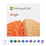 Microsoft 365 Single | 12 Monate, 1 Nutzer | Word, Excel, PowerPoint | 1TB OneDrive Cloudspeicher |...