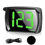 Aicharynic Head Up Display Auto HUD: Digitaler Auto Tachometer Geschwindigkeitsmesser Universal Auto...