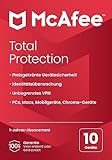 McAfee Total Protection 2024, 10 Geräte | Antivirus, VPN, Kindersicherung, Passwort-Manager, mobile...