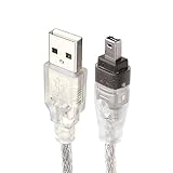 xiwai USB-Stecker auf Firewire IEEE 1394 4-poliger Stecker iLink-Adapterkabel für SONY DCR-TRV75E...