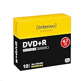 Intenso 4811652 DVD+R Rohlinge, Printable, 4,7GB, 16x Speed, 10er Slim Case