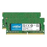 Crucial 32GB Kit (16GBx2) DDR4 2666 MT/s (PC4-21300) CL19 DR SODIMM 260pin Arbeitsspeicher für Mac...