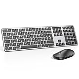 Bluetooth-Mac-Tastatur und -Maus, OMOTON Kabellose Tastatur und Maus für Apple MacBook Pro/Air,...