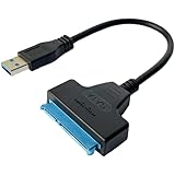 Xingdianfu USB 3.0 zu SATA Adapter Kabel, SATA zu USB 3.0 externer Konverter für 2.5 Zoll HDD SSD...