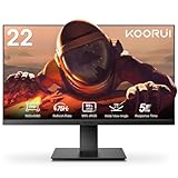 KOORUI 22 Zoll Business Computer Monitor, Desktop Gaming Monitor, FHD 1080p, 75hz, Eye Comfort, sRGB...