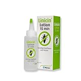 Linicin Lotion (100 ml) - Läusemittel zur Behandlung von Kopfläusen, ohne Läusekamm | Schonend...
