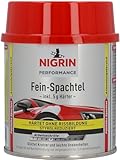 NIGRIN Performance Fein-Spachtel, härtet ohne Rissbildung, glättet Kratzer und Unebenheiten, 245 g...