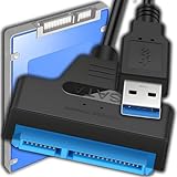 Retoo SATA auf USB Adapter USB 3.0 auf 2,5 Zoll SATA Port Konverter Externer und Kabel für 2,5 Zoll...