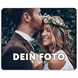 GRAVURZEILE Bedrucktes Mauspad mit Foto - Mousepad zum selbst gestalten - 23 x 19 cm - Mousepad für...