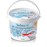 bideo® WC Reiniger-Intensivschaum (1,5 kg) für intensive WC Reinigung bis unter den Rand - WC...