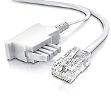 CSL-Computer - Internet Kabel Routerkabel - TAE-F Stecker auf RJ45 Stecker - 6m - Internetkabel –...