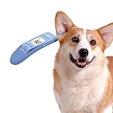 Haustier-Thermometer für Hunde, Katzen, Tiere mit 3 schaltbaren Modi, Körpermodi messen präzise...