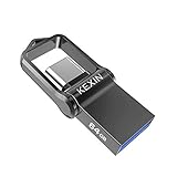 KEXIN USB C Stick 64GB, Typ C Speicherstick OTG Flash Drive USB 3.0 Dual Memory Stick Wasserdicht...