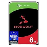 Seagate IronWolf 8 TB interne Festplatte NAS HDD, 3.5 Zoll, 5400 U/Min, 256 MB Cache, SATA 6 Gb/s,...