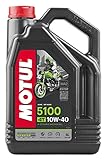 Motul 104068 4-Takt-Motoröl - 5100 4T, 10 W-40, 4 L