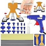 Tosucs Auto Paintless Dellen Reparaturset,Beulen reparaturset Auto,DIY Ausbeulwerkzeug 34 PCS Set...