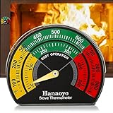 Kaminofen Thermometer Magnetisch Holzbrenner-Aufsatzthermometer, Kaminofen Thermometer Für...