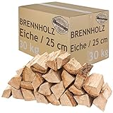 Brennholz Kaminholz Holz Eiche 5-500 kg Für Ofen und Kamin Kaminofen Feuerschale Grill Feuerholz...
