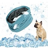 EKKONG Hunde halstücher Kühlend，Kühlhalsband für Hunde, Atmungsaktiv Wärmeableitung bandana...