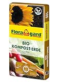 Floragard Bio Kompost-Erde 50 Liter – Pflanzerde für Blumen, Gemüse und Gehölze – mit...