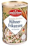 Dreistern Hühnerfrikassee mit zartem Gemüse Ringpull Dose, 400 g