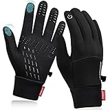 anqier Fahrrad Handschuh Herren Winterhandschuhe Wärme Radsport Handschuhe Winddichte...