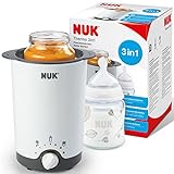 NUK Thermo 3in1 Babyflaschenwärmer | schonendes Auftauen, Erwärmen und Warmhalten von flüssiger...