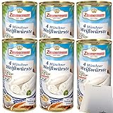 Zimmermann Münchner Weißwürste 6er Pack (6x530g Dose) + usy Block