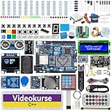 SunFounder Elite Explorer Kit mit Original Arduino UNO R4 WiFi, Bluetooth IoT ESP32 IIC LCD1602...