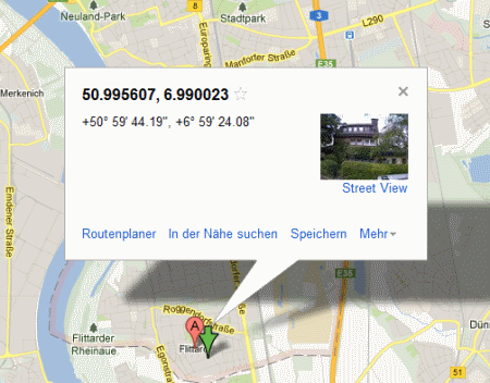 So verwenden und ermitteln Sie GPS-Koordinaten mit Google Maps Tippscout.de