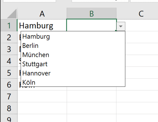 Excel Dropdown-Liste erstellen  Tippscout.de