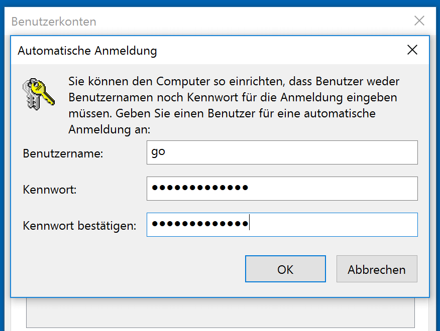 windows 7 ohne passwort anmelden